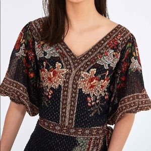 Farm Rio Black Magic Blouse